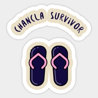 Chancla Survivor Sticker